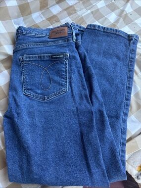 Calvin Klein Jeans Dark Blue Straight-Leg Denim